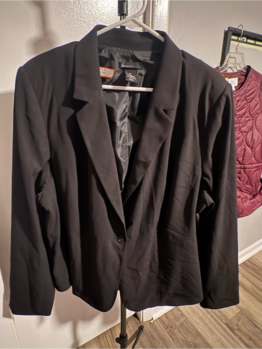 Lane Bryant Black Classic Single-Button Blazer